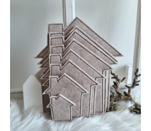 Stickdatei ITH - Stecker Haus Blanko